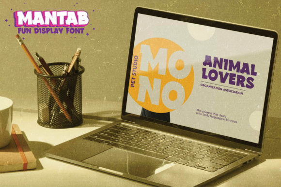 Mantab Font PNG with transparent background - Preview 3