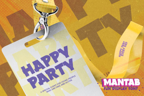 Mantab Font PNG with transparent background - Preview 5