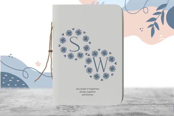 Meraldine Monogram Font PNG with transparent background - Preview 3