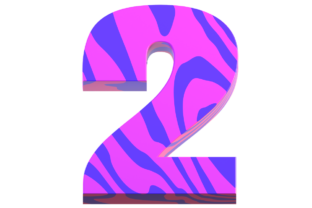 Number 2 Graphic by hazbee379 · Creative Fabrica