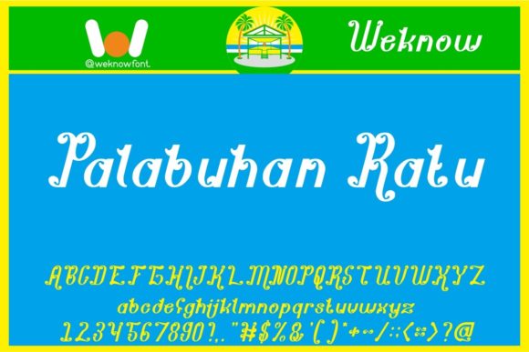 Pondok Ratu Intan Font font preview - 1