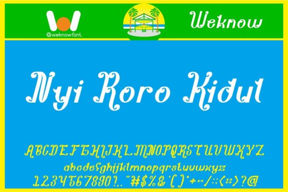 Pondok Ratu Intan Font font preview - 2