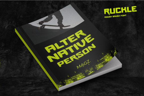 Ruckle Font PNG with transparent background - Preview 1