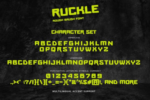 Ruckle Font PNG with transparent background - Preview 5