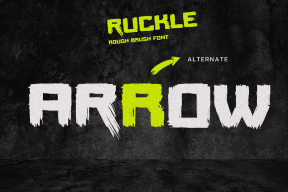 Ruckle Font PNG with transparent background - Preview 6