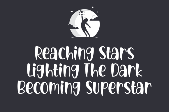 Above the Moon Font PNG with transparent background - Preview 1