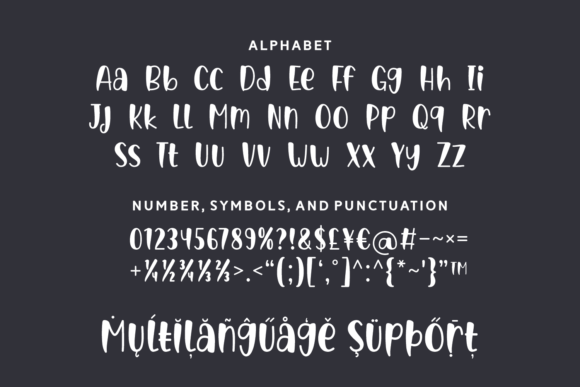 Above the Moon Font PNG with transparent background - Preview 4