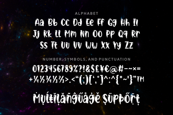 Above the Stars Font - Preview 4