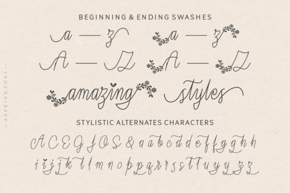 Aspring Font - Preview 6