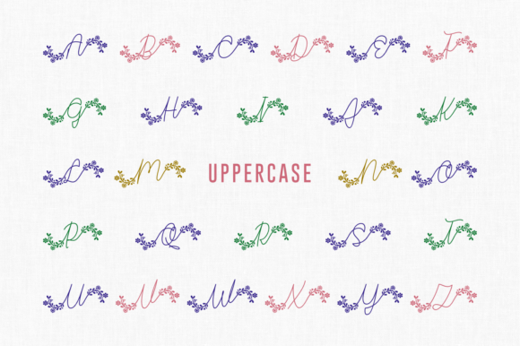 Aspring Monogram Font - Preview 4