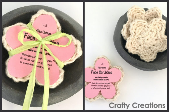 Flower-shaped Face Scrubby