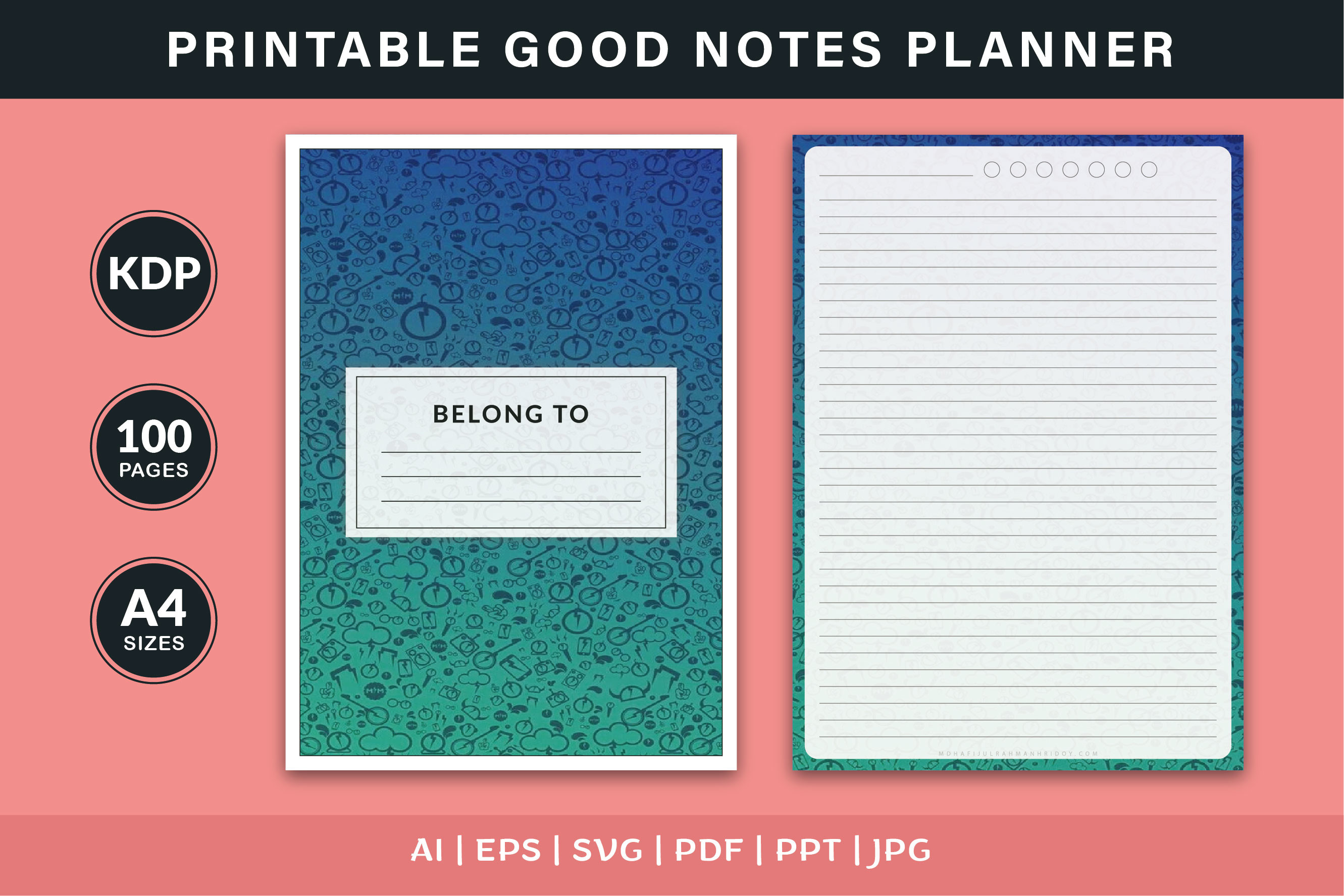 Good Notes Planner Graphic by Finer Designers · Creative Fabrica