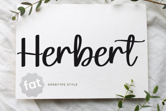 Herbert Font PNG with transparent background - Preview 1