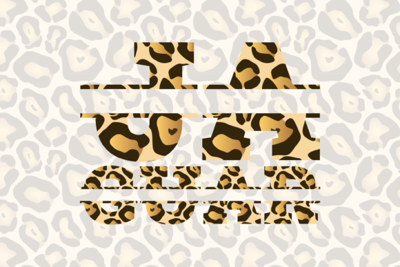 Jaguar Split Font PNG with transparent background - Preview 2