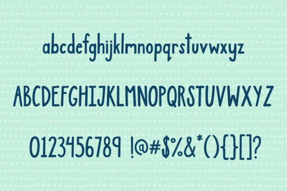 Jamberry Font PNG with transparent background - Preview 1