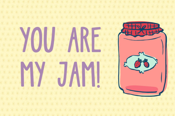 Jamberry Font PNG with transparent background - Preview 3