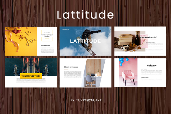 Preview of Lattitude – Creative Business PowerPoint business report presentation template