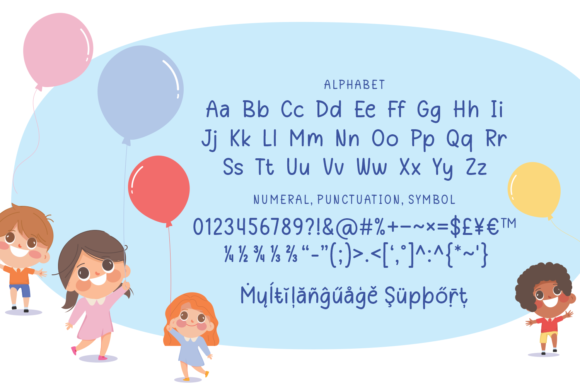 Learning for Fun Font PNG with transparent background - Preview 3