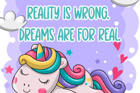 Melody Rainbow Font PNG with transparent background - Preview 5