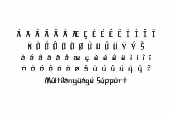 Nichibotsu Font PNG with transparent background - Preview 5