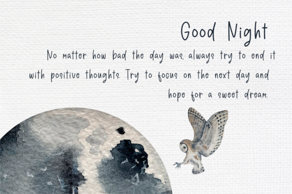 Nightnoise Font PNG with transparent background - Preview 1