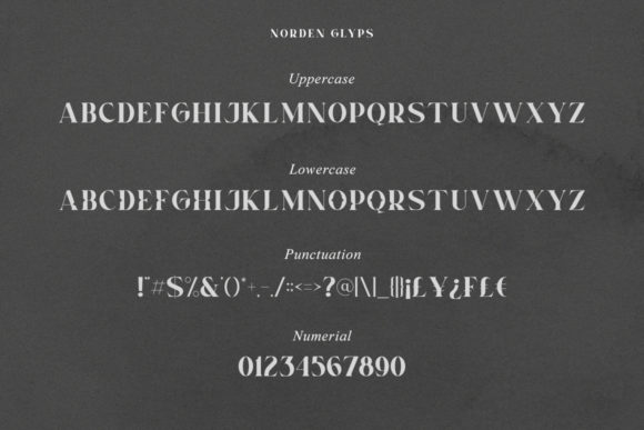 Norden Font PNG with transparent background - Preview 6