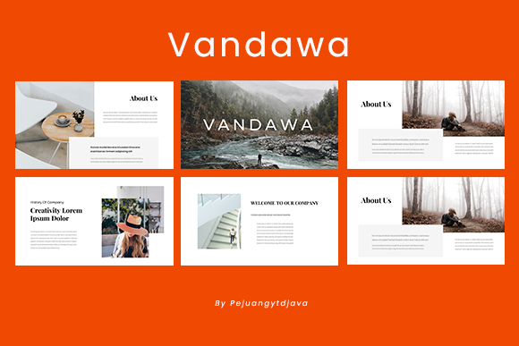 Plantilla de Google Slides para Negocios Creativos Vandawa