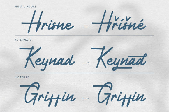 Archimelo Font PNG with transparent background - Preview 3