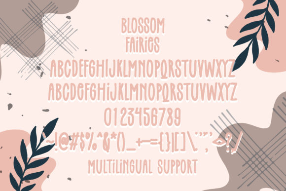 Blossom Fairies Font - Preview 4