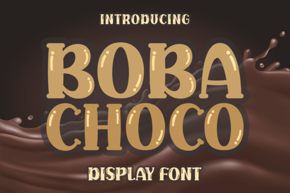 Boba Choco Fonts 1