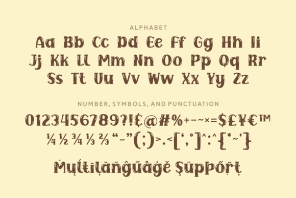 Boba Choco Font - Preview 3