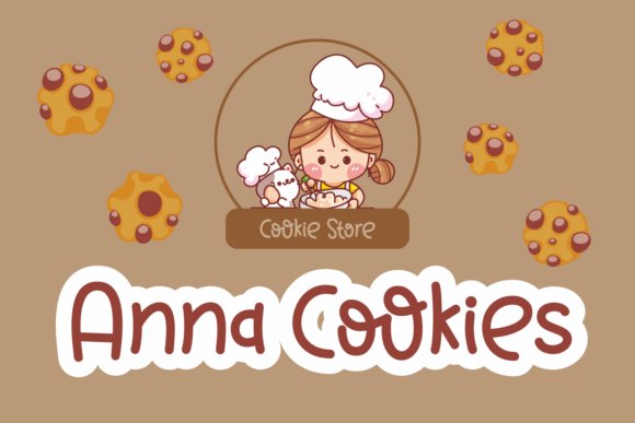 Brown Cookies Font - Preview 1