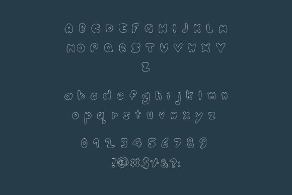 Bubble Daydream Font - Preview 6