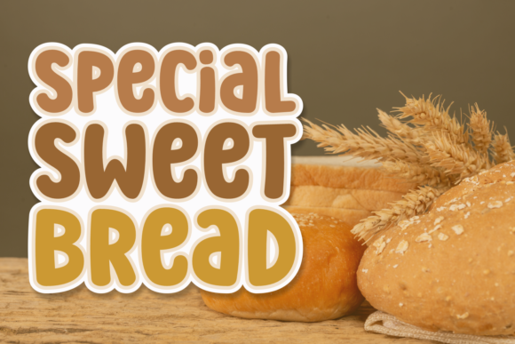 Cake and Bread Font - Preview 1