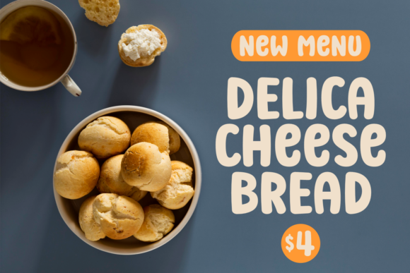 Cake and Bread Font - Preview 2