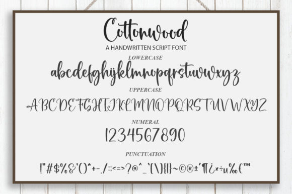 Cottonwood Font - Preview 5