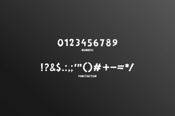 Daeback Font - Preview 4