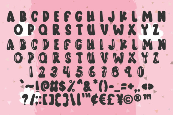 Donut Groovy Font - Preview 3