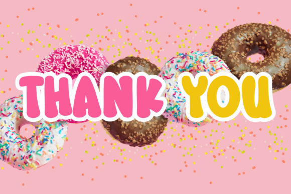 Donut Groovy Font - Preview 4