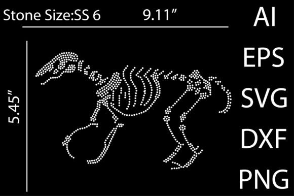 Dragon Rhinestone Templates Design