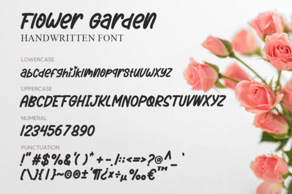 Flower Garden Font - Preview 5