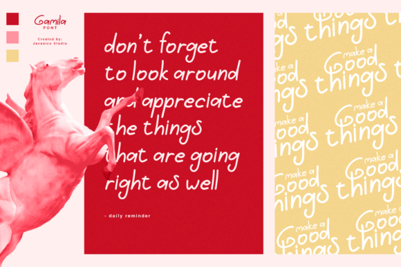 Gamila Font - Preview 1