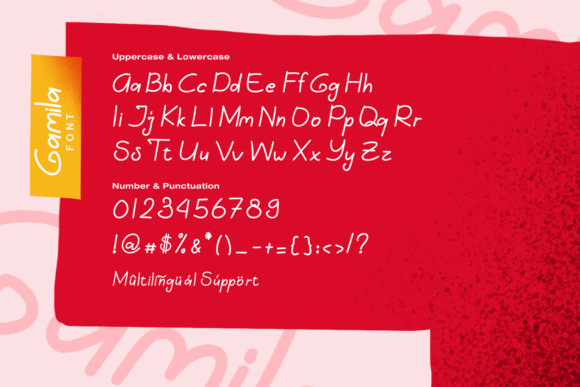 Gamila Font - Preview 5