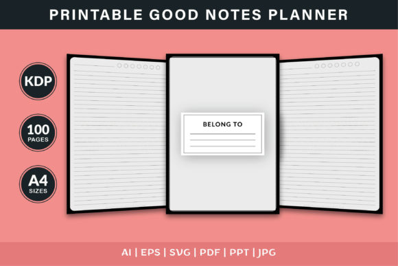 Good Notes Planner Graphic by Finer Designers · Creative Fabrica