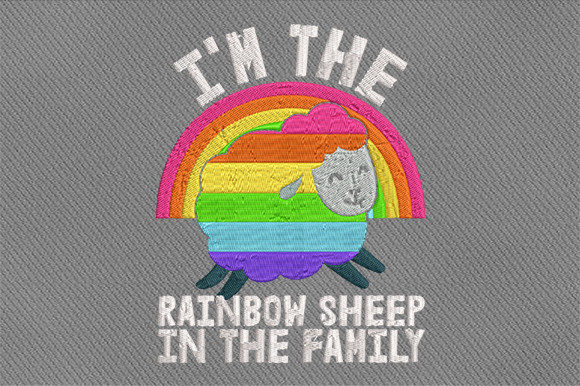 I'm the Rainbow Sheep in the Family