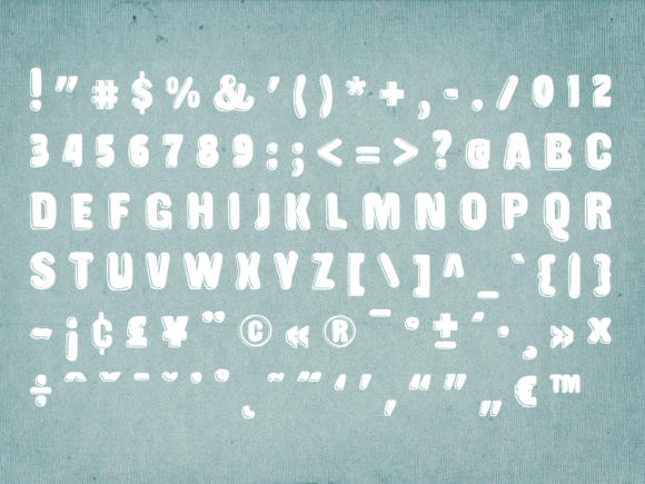 International Popstar Font PNG with transparent background - Preview 1