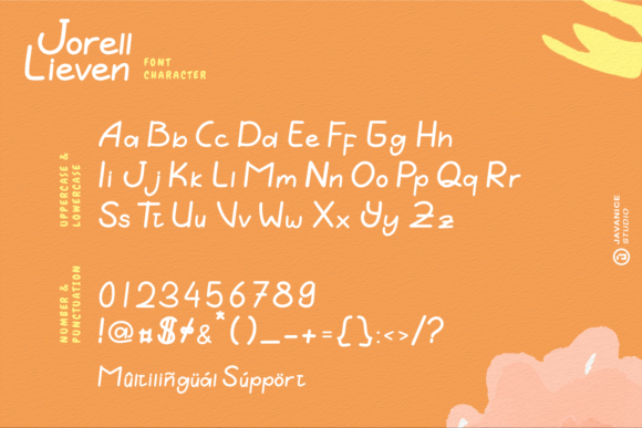 Jorell Lieven Font PNG with transparent background - Preview 5