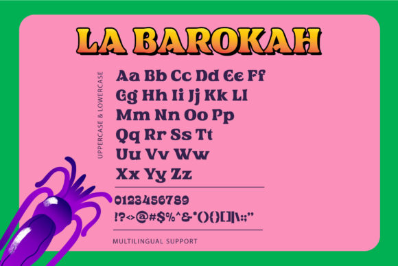 La Barokah Font PNG with transparent background - Preview 5