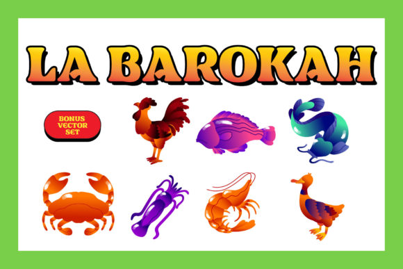 La Barokah Font PNG with transparent background - Preview 6