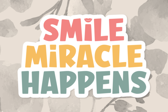 Love Wins Font PNG with transparent background - Preview 1